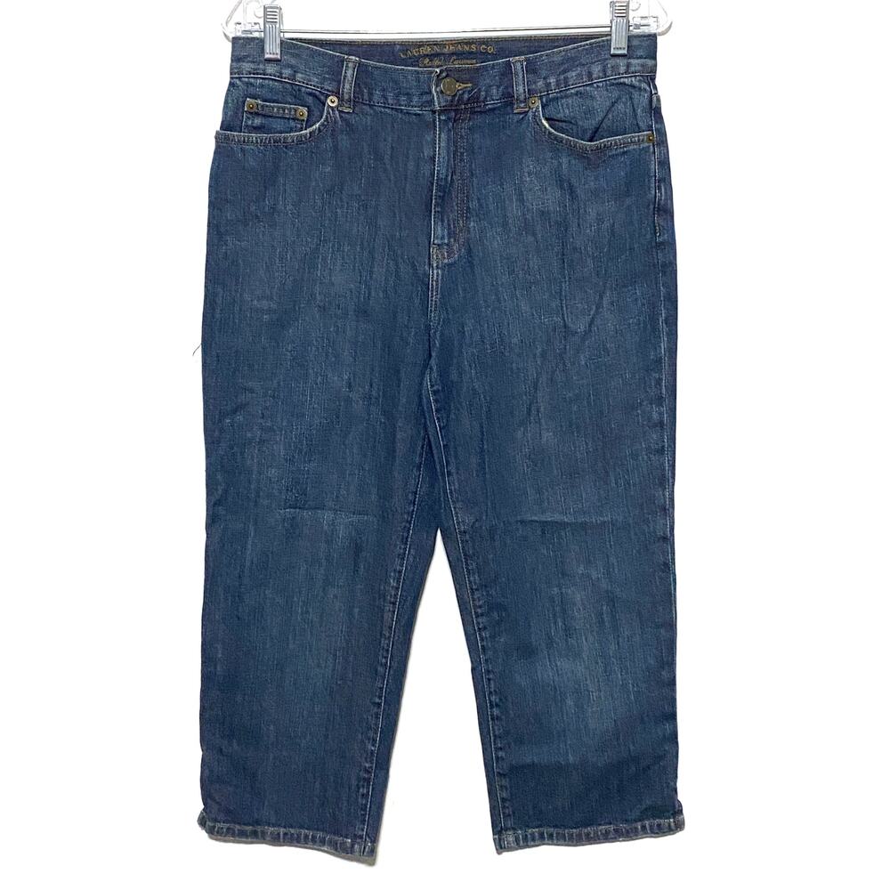 Ralph Lauren Jeans Co. Capri Cropped Womens 6 Dark Wash Casual Preppy Classic